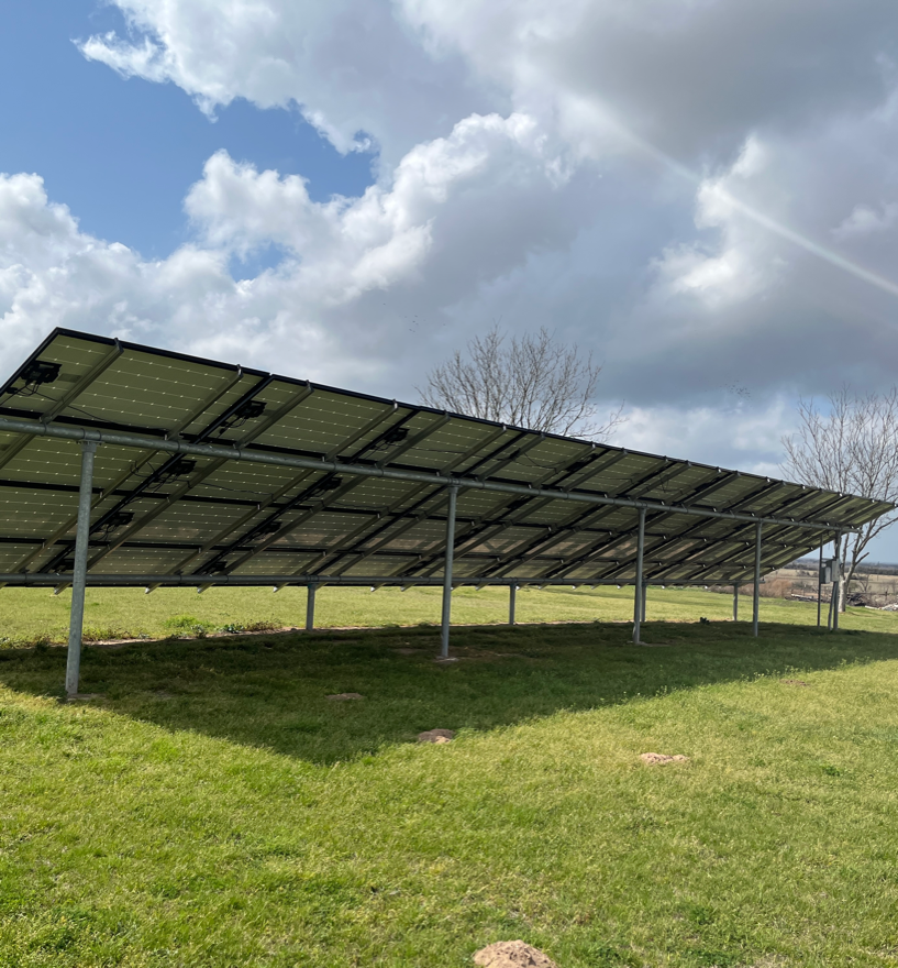 High-efficiency ground solar installation for Texas homeowners